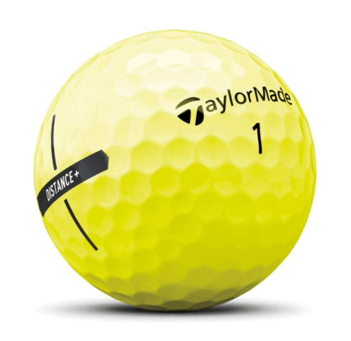 TaylorMade Distance+ Golfball - gelb