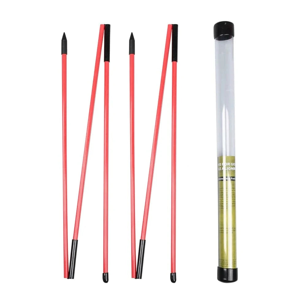Golf Alignment Sticks rood – uitlijnstokken voor golftraining