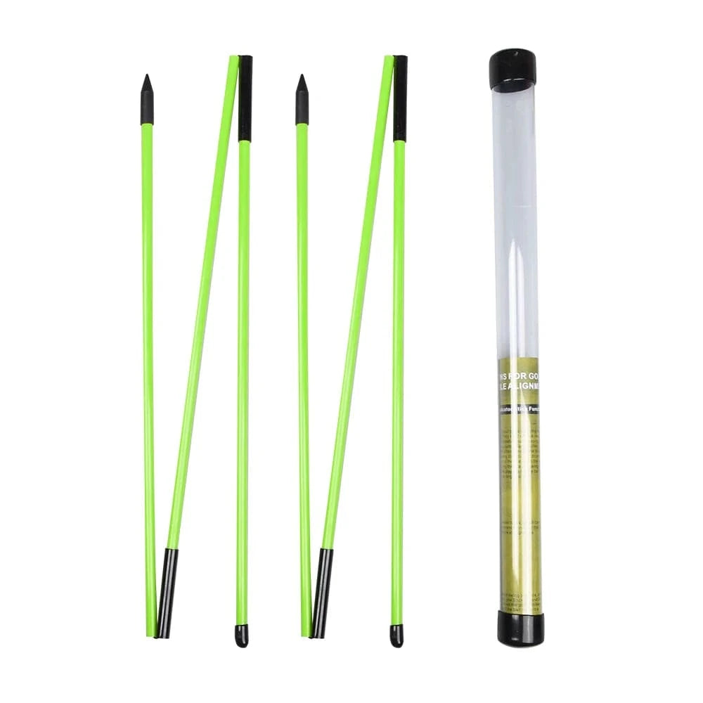Golf Alignment Sticks groen – uitlijnstokken voor golftraining