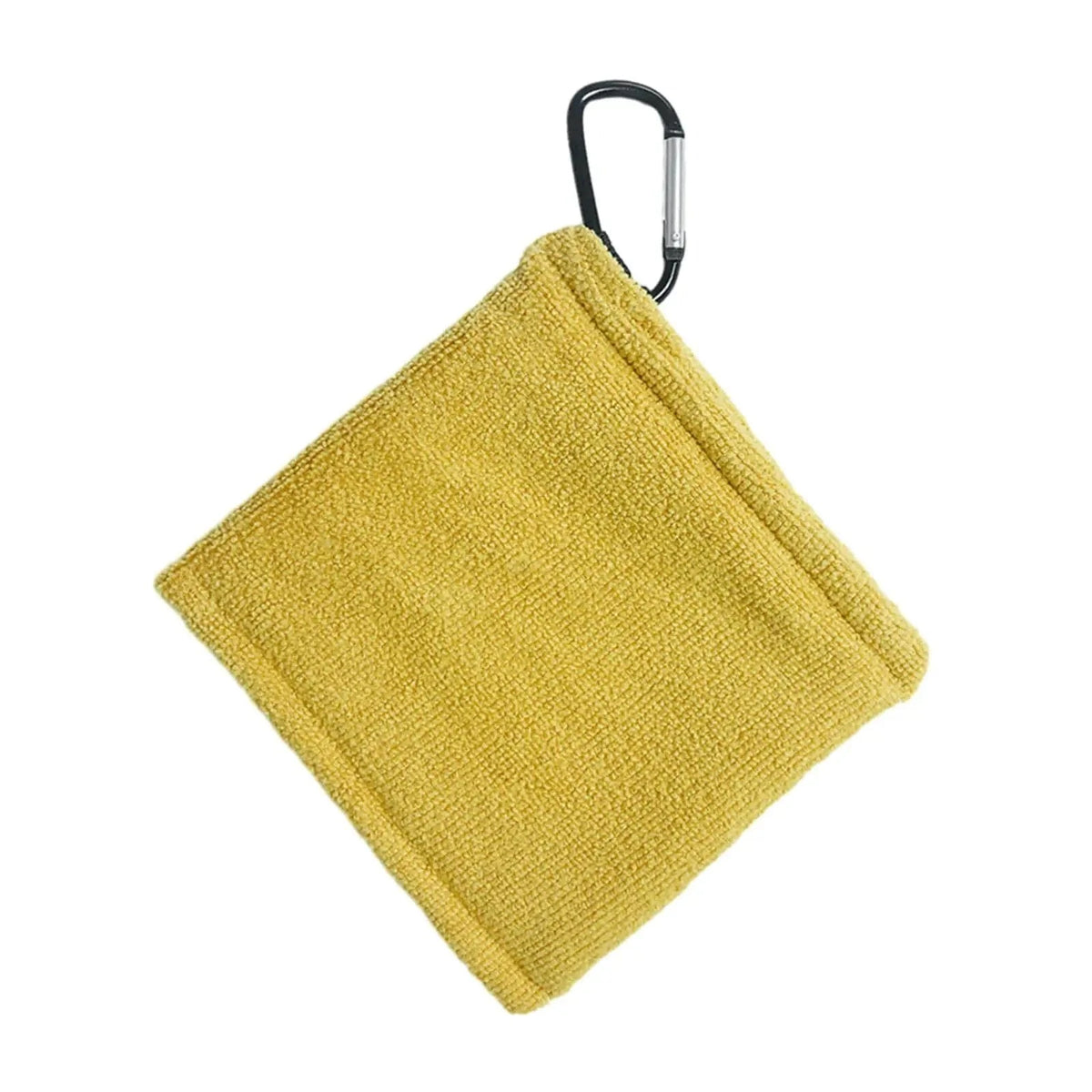 golfbalhanddoek – gele microvezel reinigingsdoek