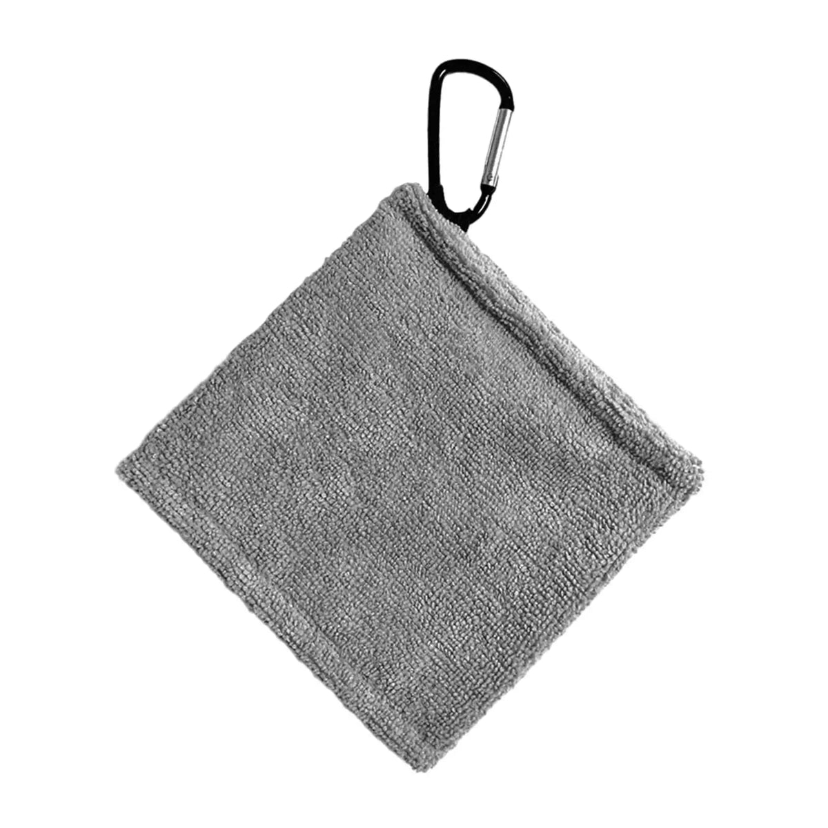 golfbalhanddoek – grijze microvezel reinigingsdoek