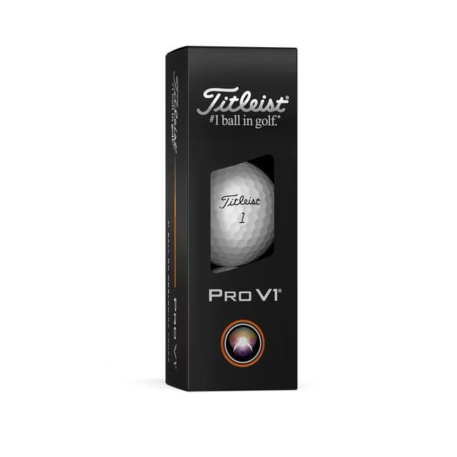 Titleist Pro V1 Golfball – Golfball mit weichem Gefühl & hohem Spin - sleeve
