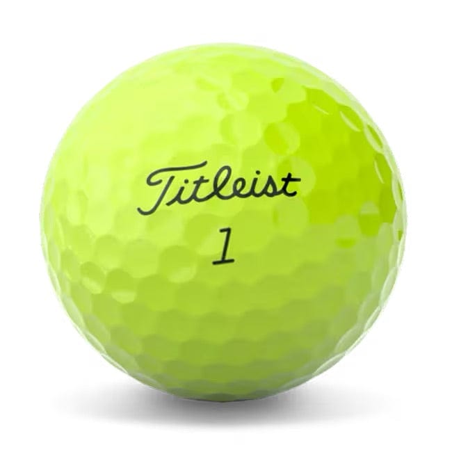 Titleist Pro V1 Golfball – Golfball mit weichem Gefühl & hohem Spin - gelb
