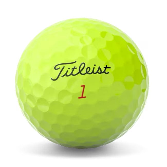 Titleist Pro V1x – 2025 Modell in Gelb - Front