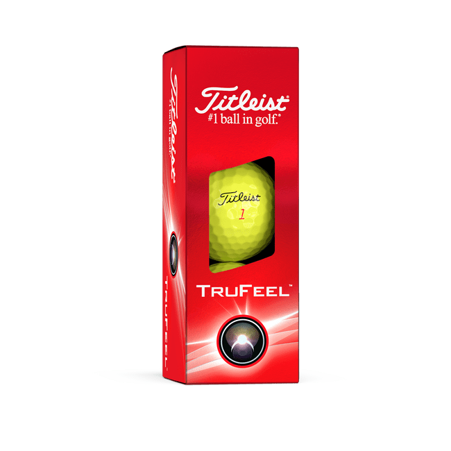 Titleist TruFeel - Sleeve Gelb