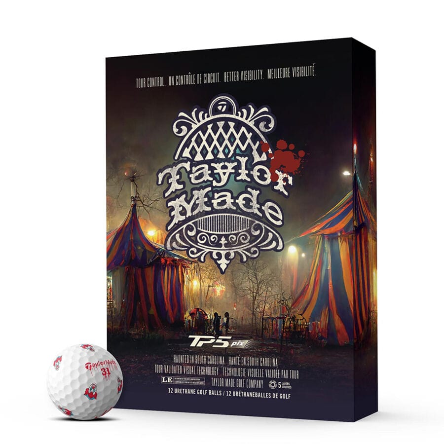 TaylorMade TP5 Halloween Edition - verpakking en bal