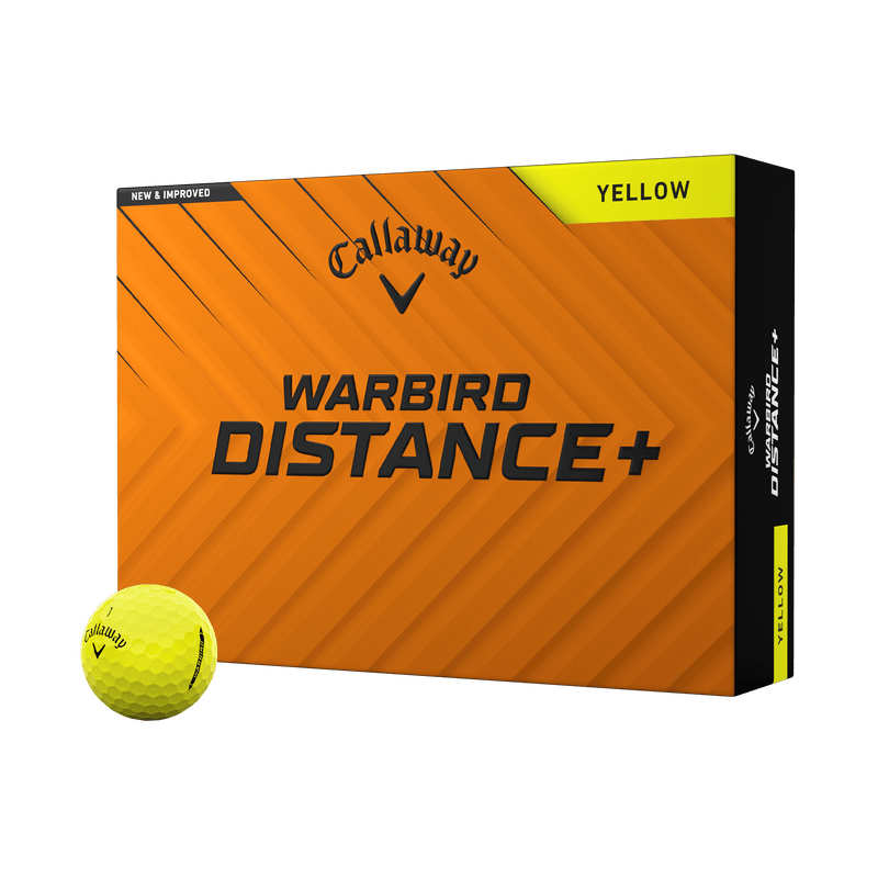 Callaway Warbird Distance+ - Verpackung Gelb