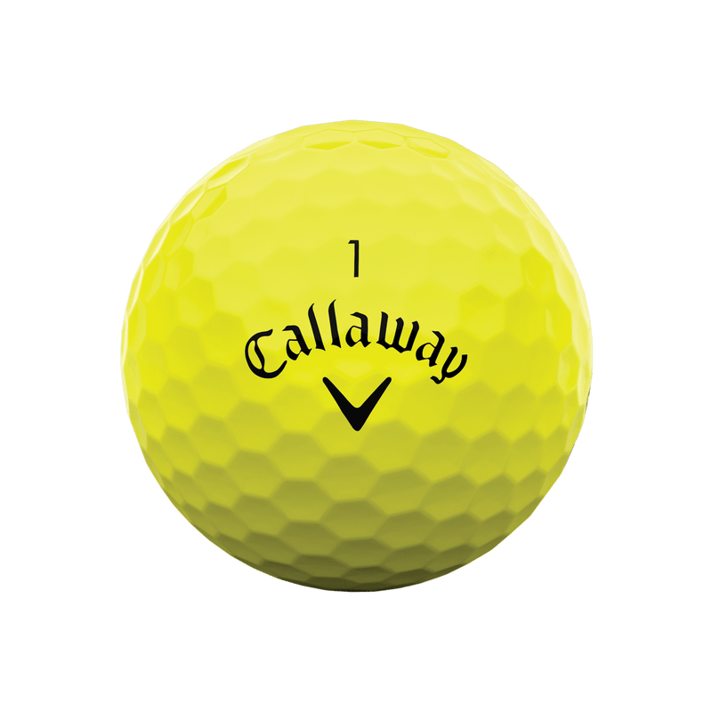 Callaway Warbird Distance+ - Frontansicht Gelb