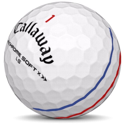 Callaway Chrome Soft X LS - Frontansicht Triple Track