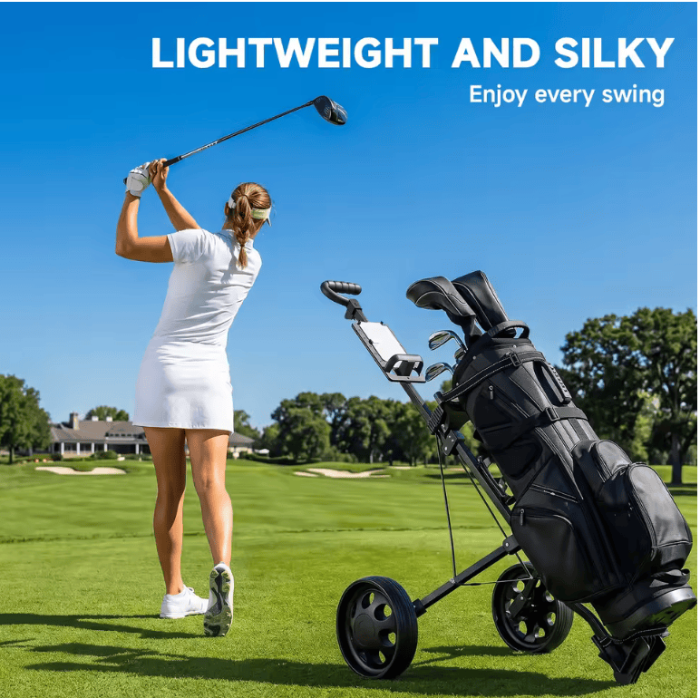 Opvouwbare 2-wiel golftrolley – handmatig – productfoto van GolfAccess