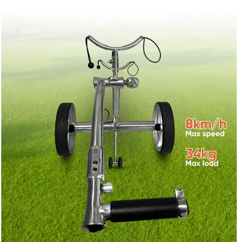 Elektrischer Golftrolley mit Tempomat und elektrischer Bremse