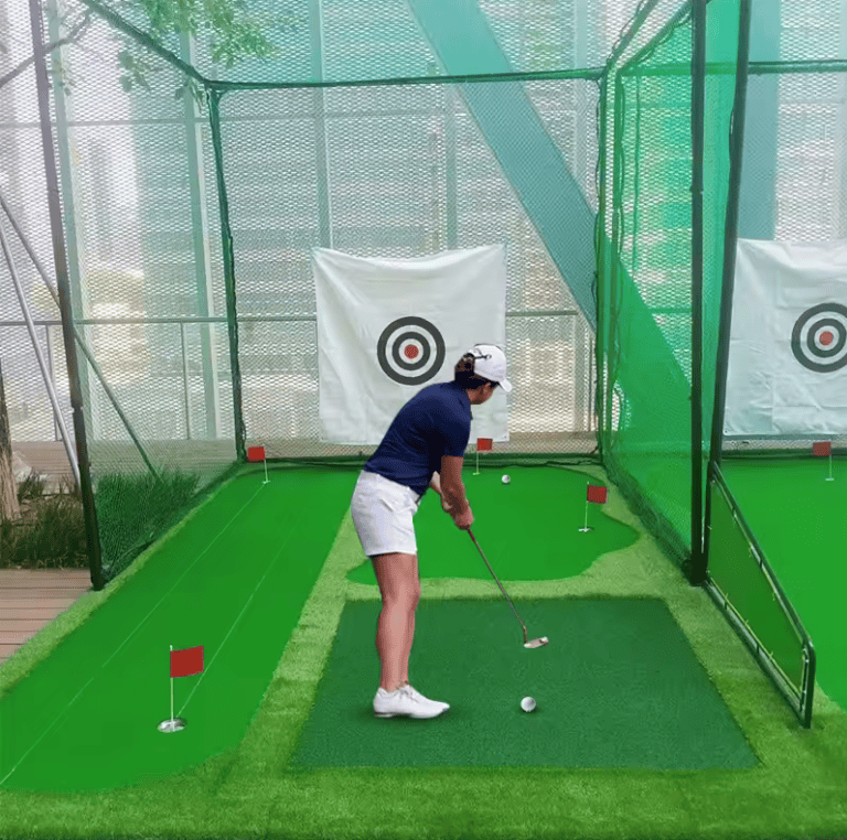 Hochleistungs-Golf-Schlagnetz 3 × 3 m mit Stahlrahmen