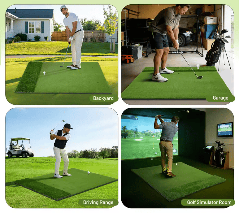 Rutschfeste Golfmatte für Indoor- und Outdoor-Training zuhause