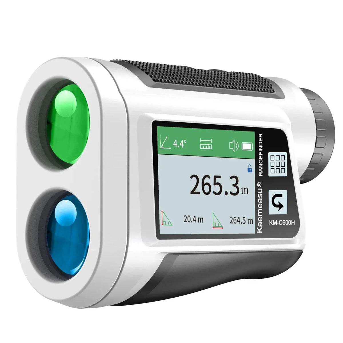 Golf Rangefinder KM-C 600 m weiß – Laser Entfernungsmesser für Golf