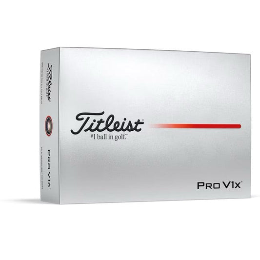 Titleist Pro V1x – 2025 Modell in Weiß - Verpackung